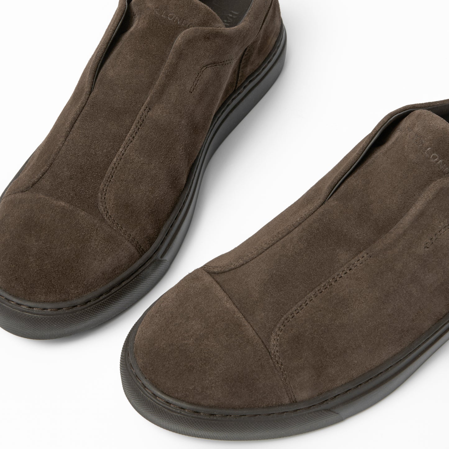 Aaron Velvet Suede Dark Brown