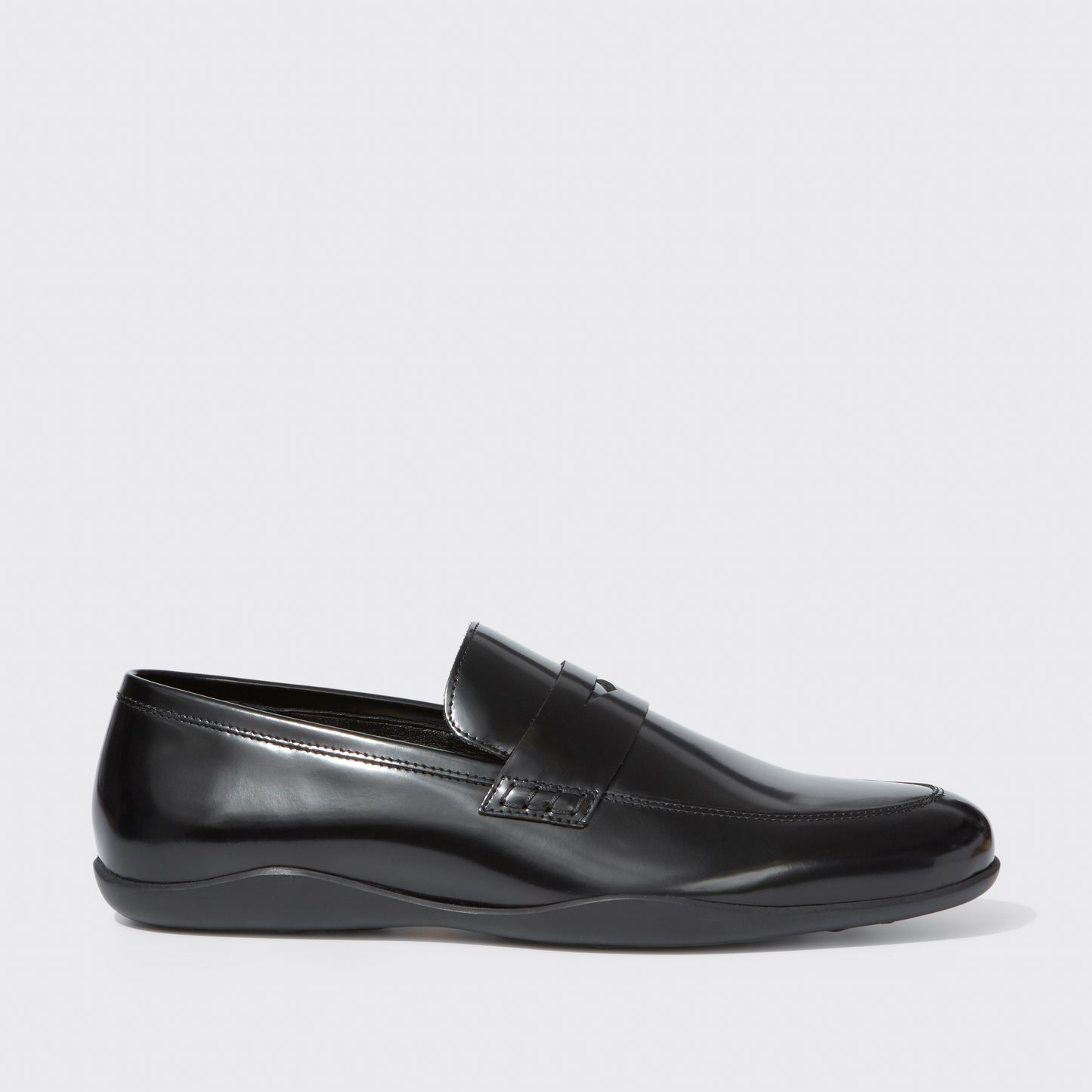 Downing G Gloss Satin Calf Black