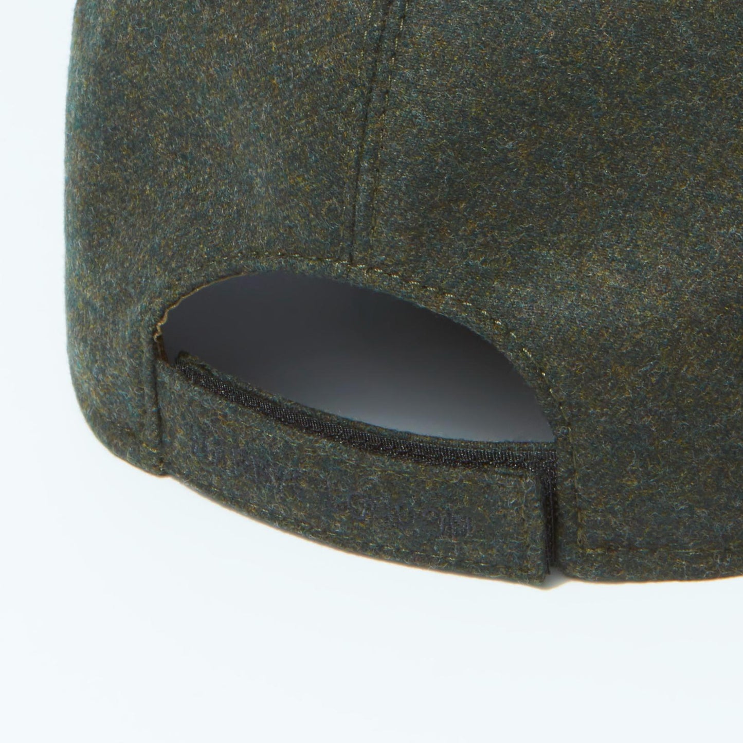 Baseball Cap Wool Cashmere Olive
