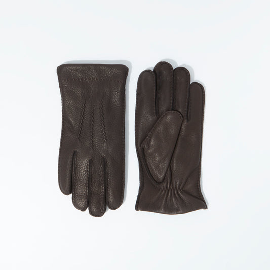 Gloves Deerskin Dark Brown
