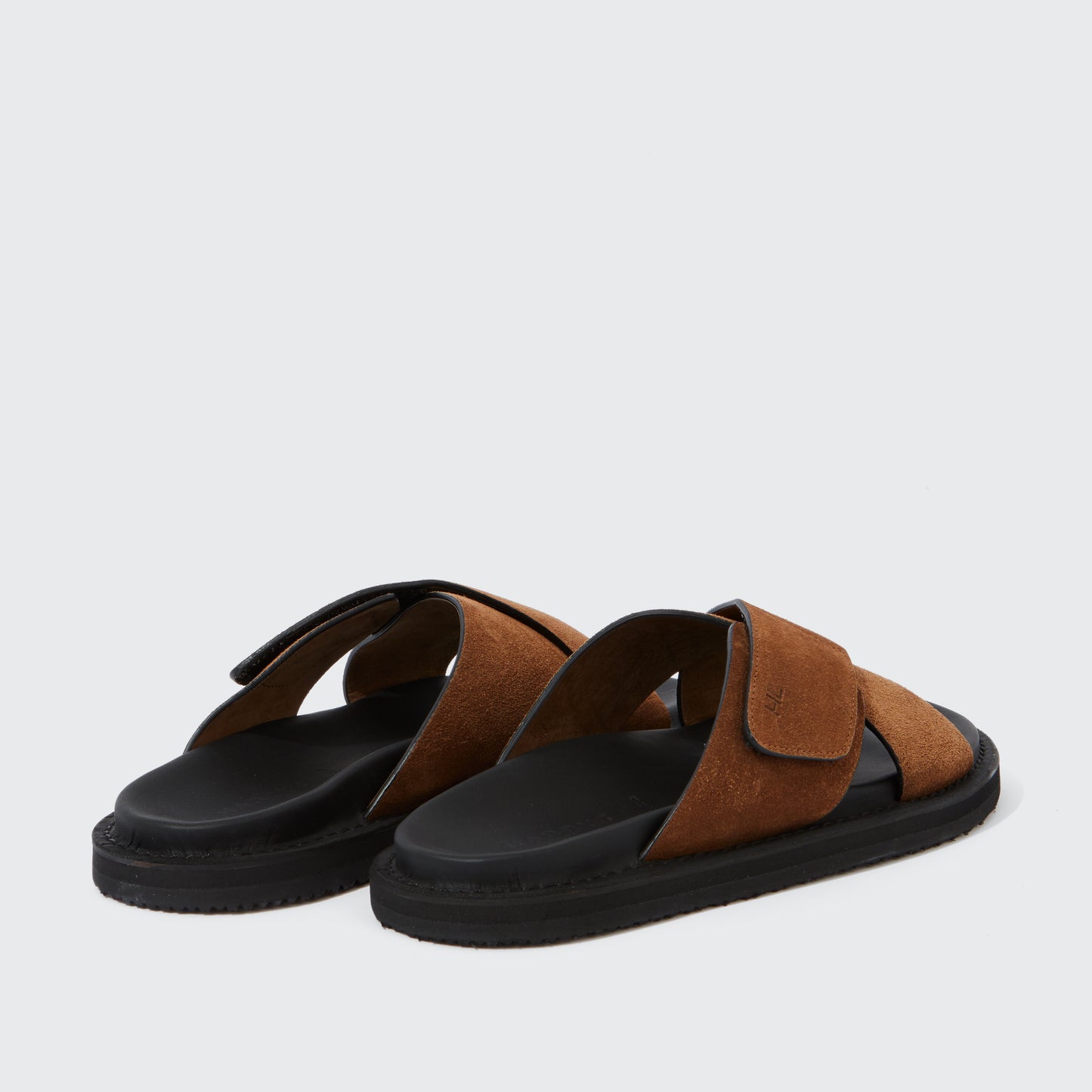 Promenade Cross Full-Grain Suede Tobacco