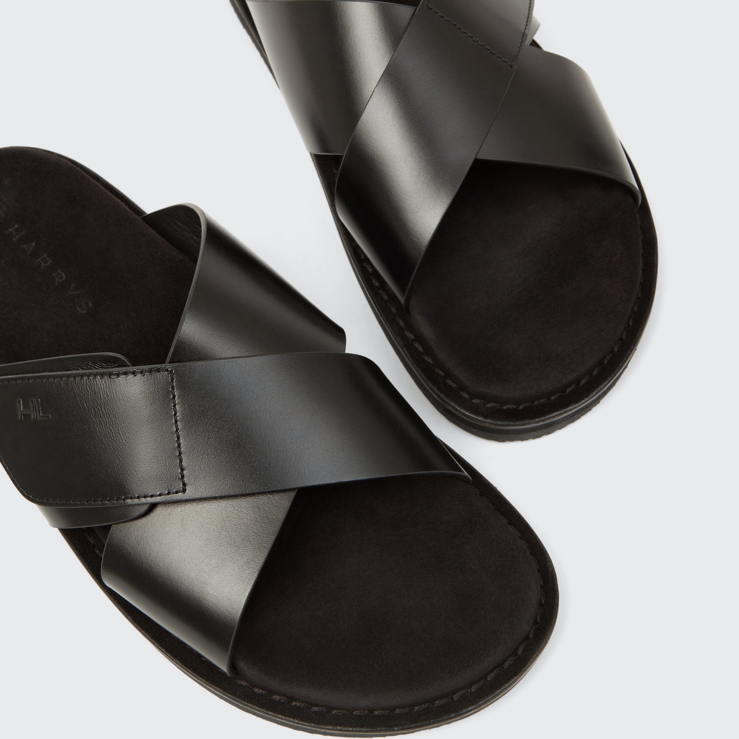 Promenade Cross Satin Calf Black