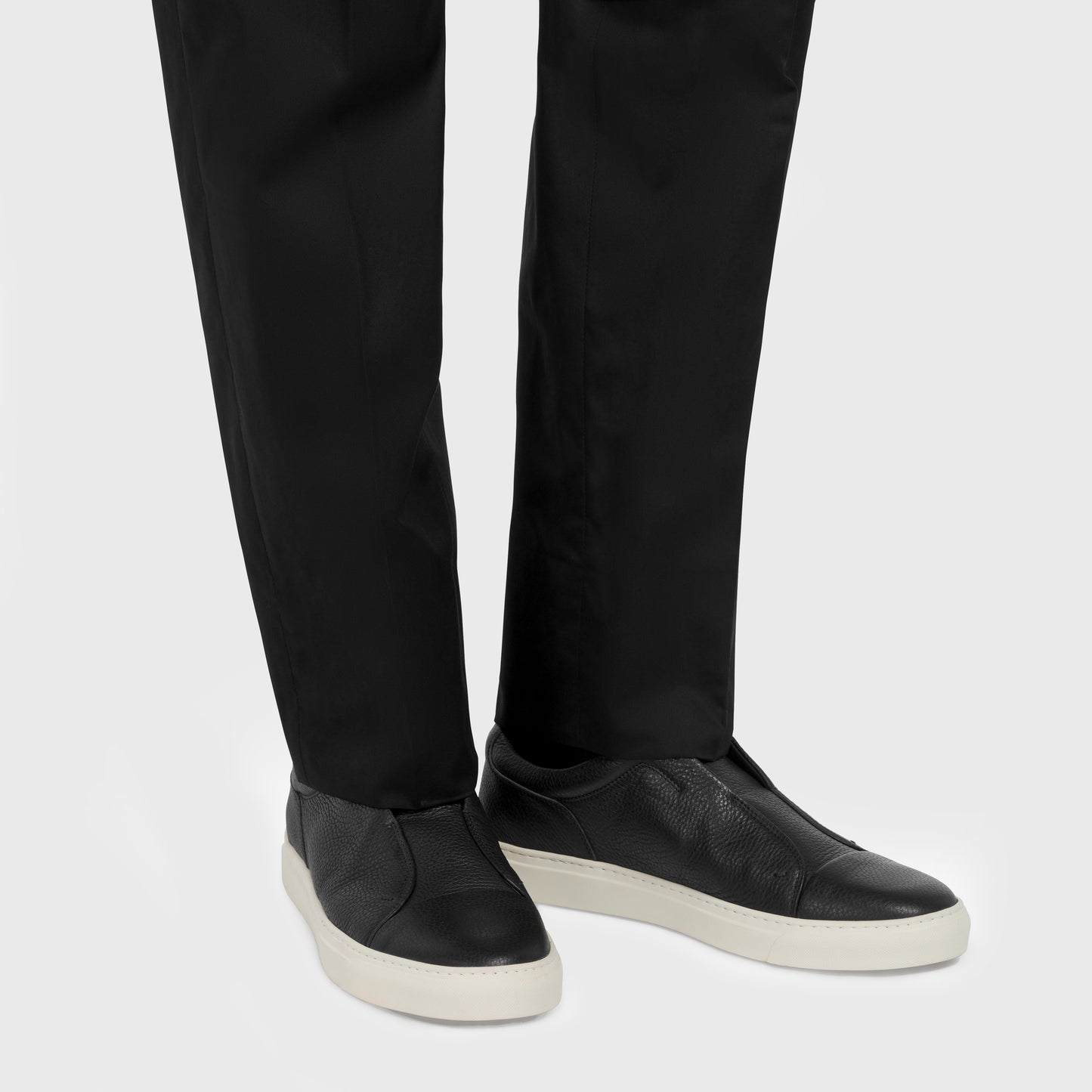 Aaron Soft Milled Calf Black