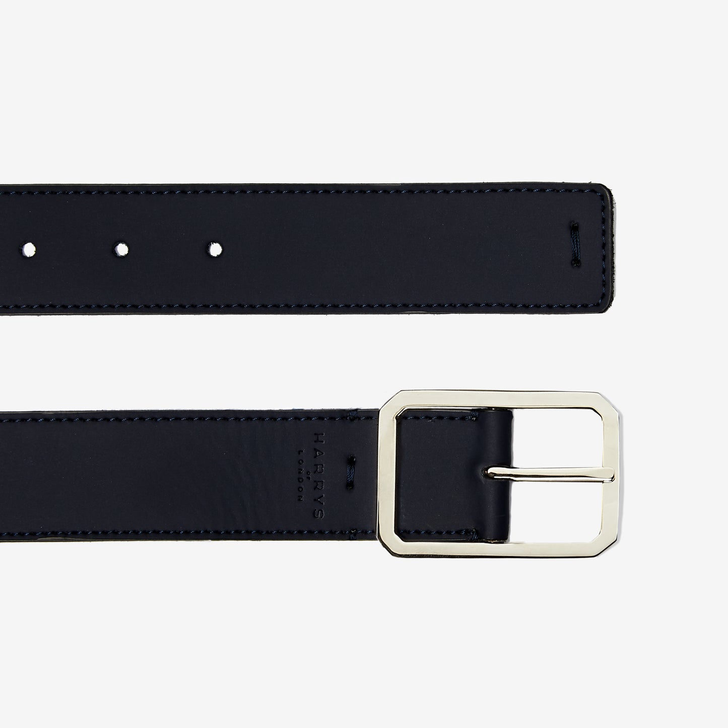 Reversible Belt Tech Leather Navy-Blue