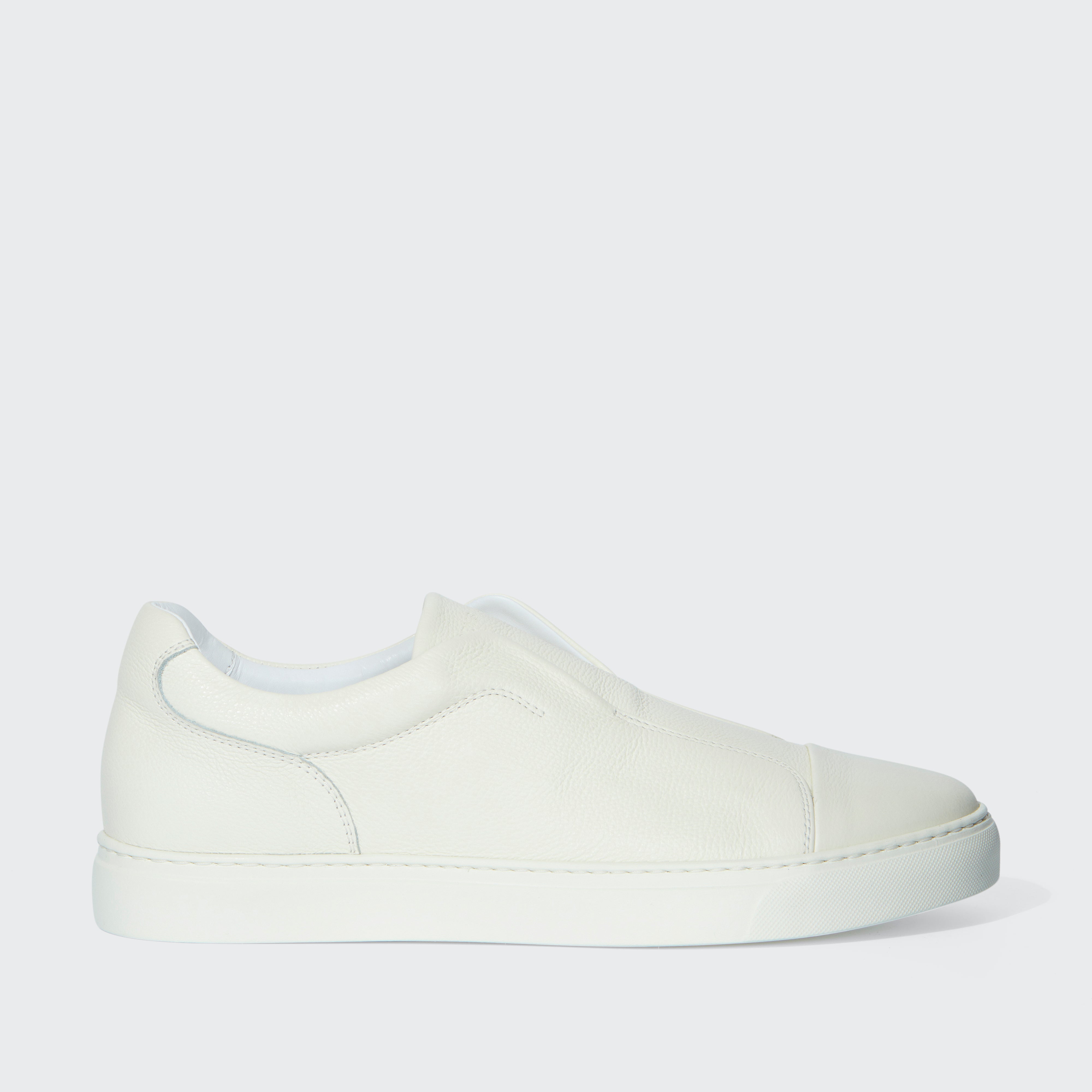 Aaron Soft Milled Calf White