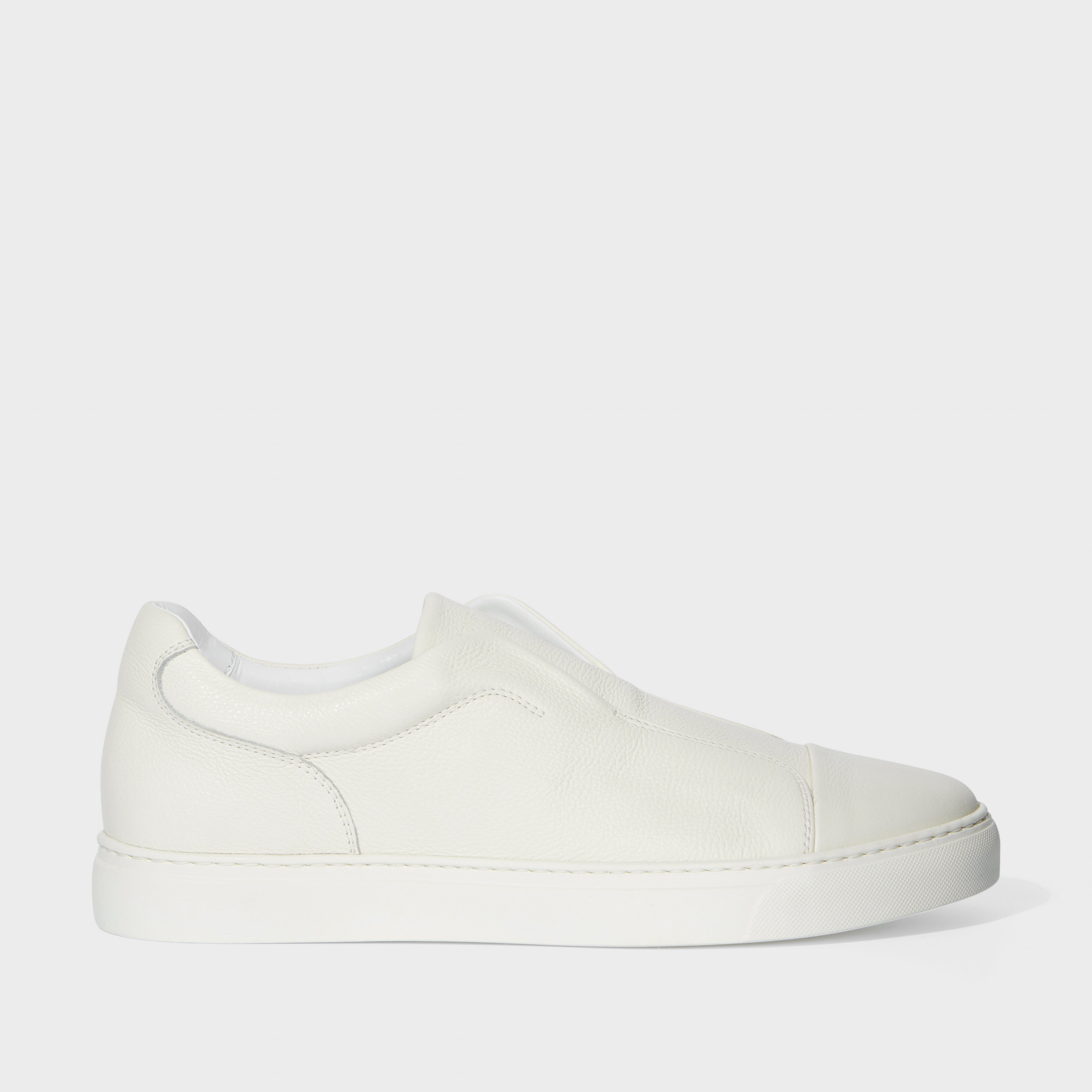 Aaron Soft Milled Calf White