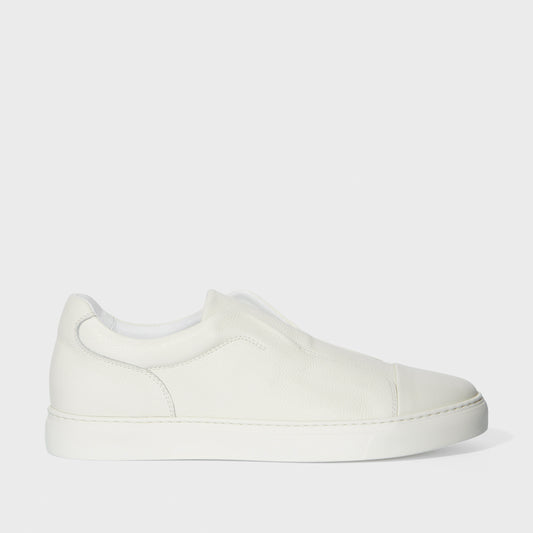 Aaron Soft Milled Calf White