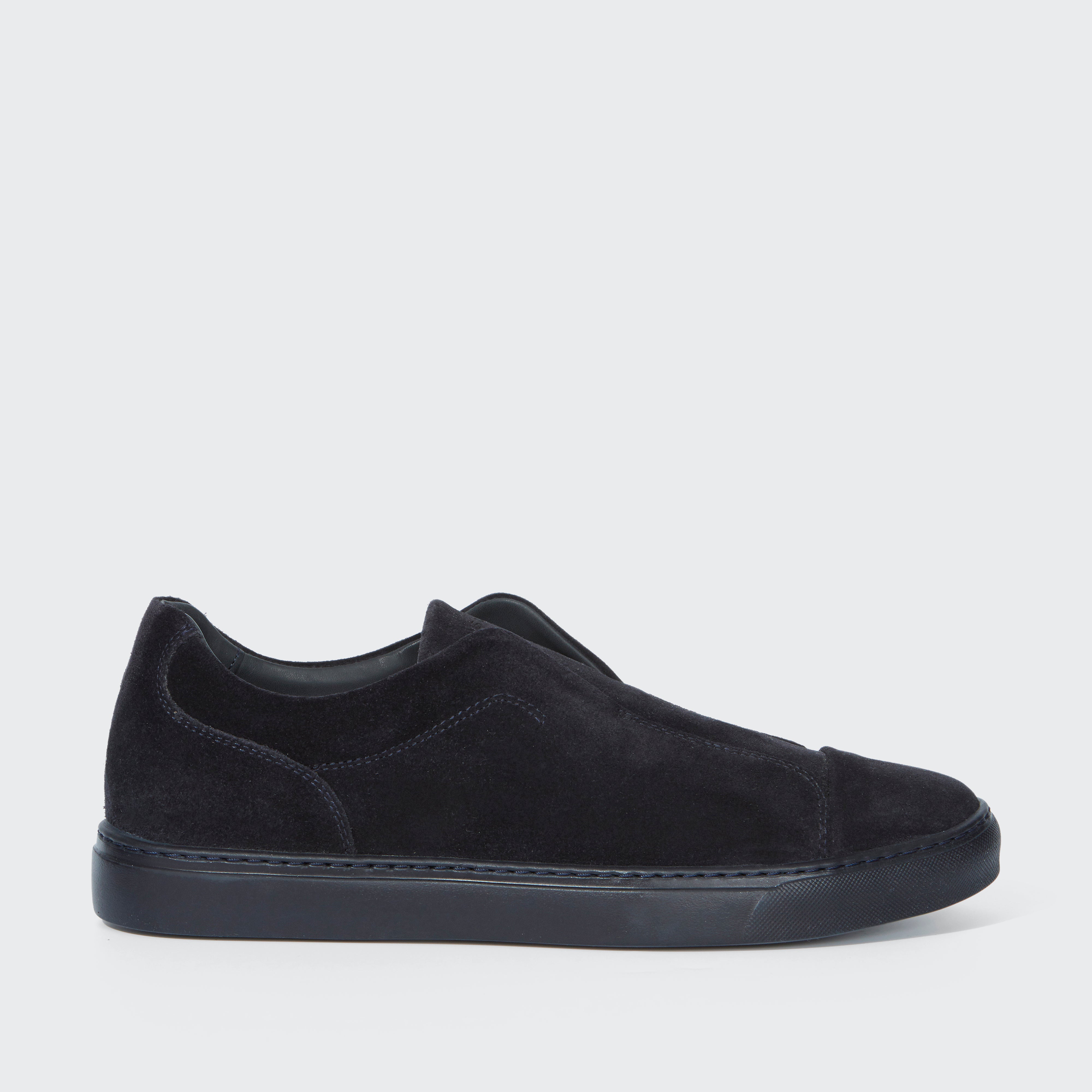 Aaron Velvet Suede Dark Navy