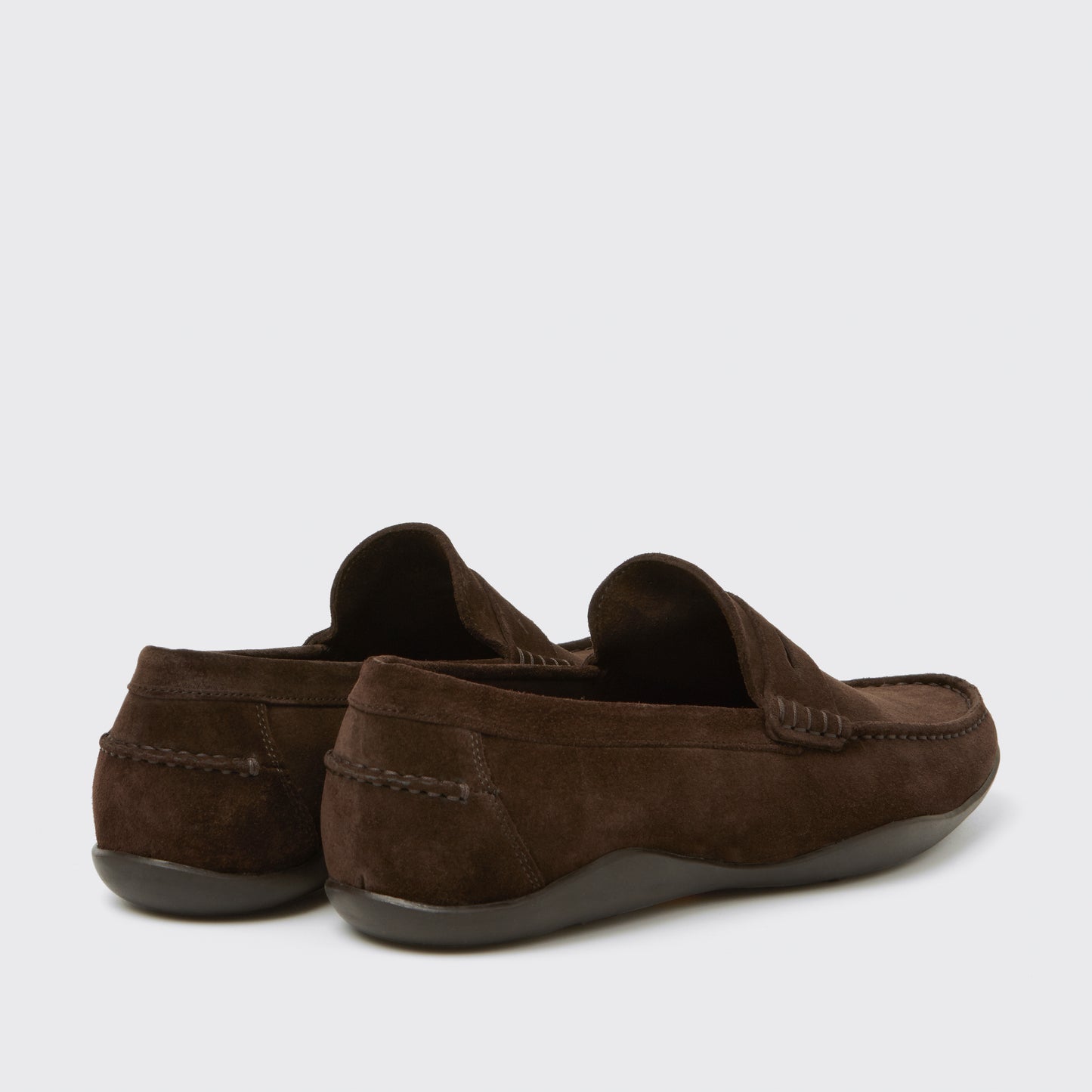 Basel G Full-Grain Suede Dark Brown