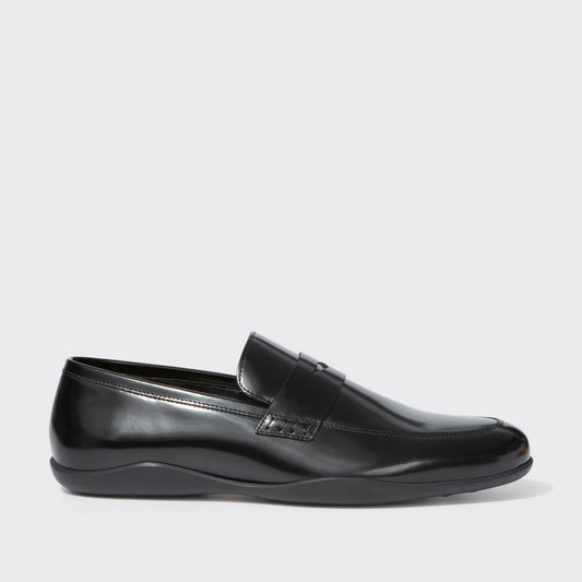 Downing G Gloss Satin Calf Black