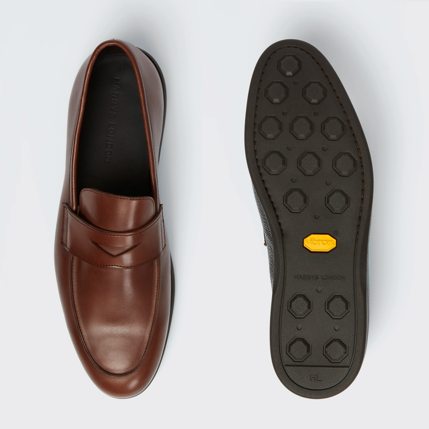 Harley Box Calf Dark Brown