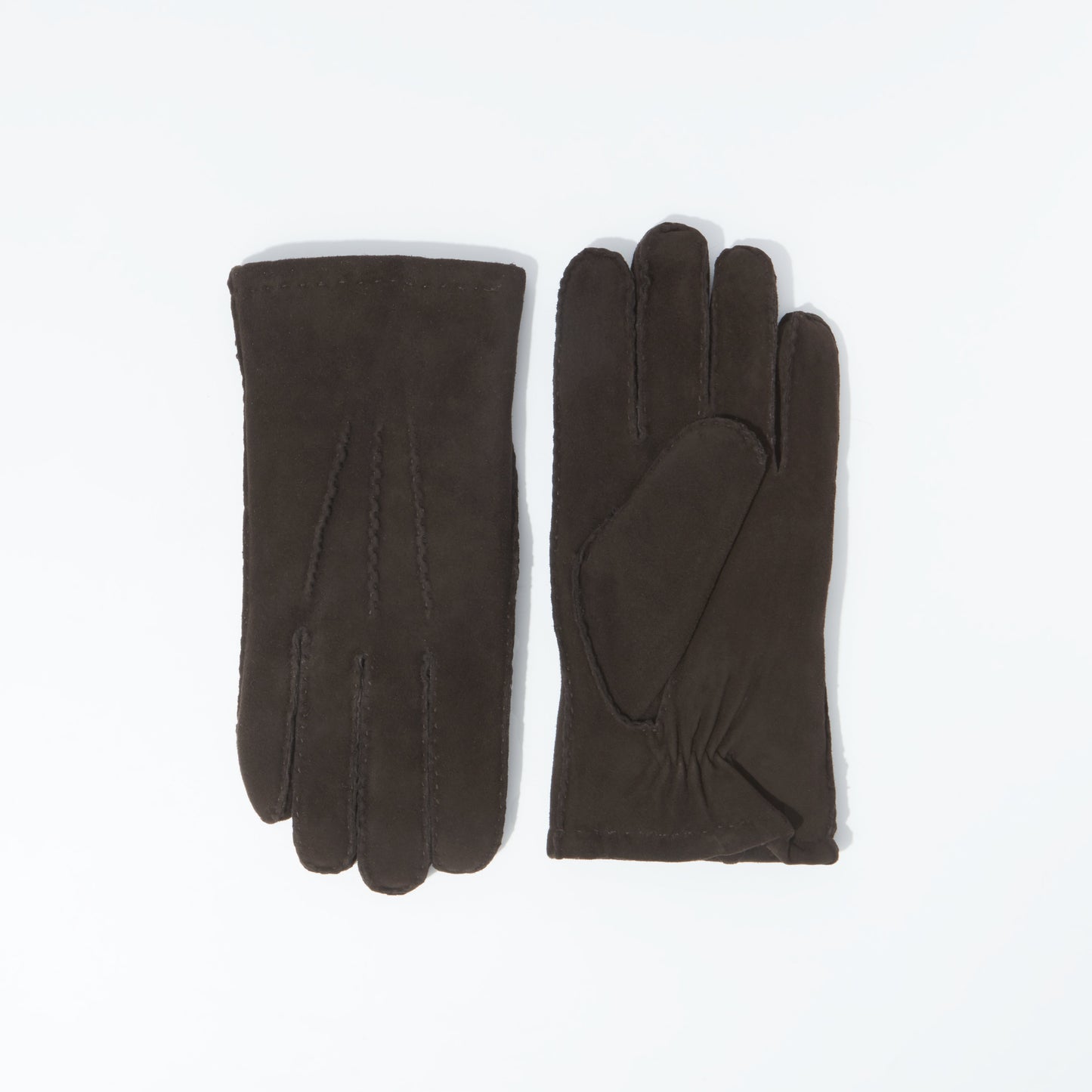 Gloves Lamb Suede Brown