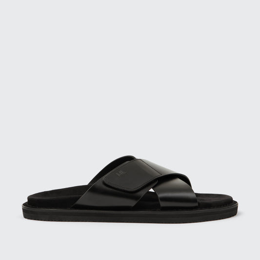 Promenade Cross Satin Calf Black