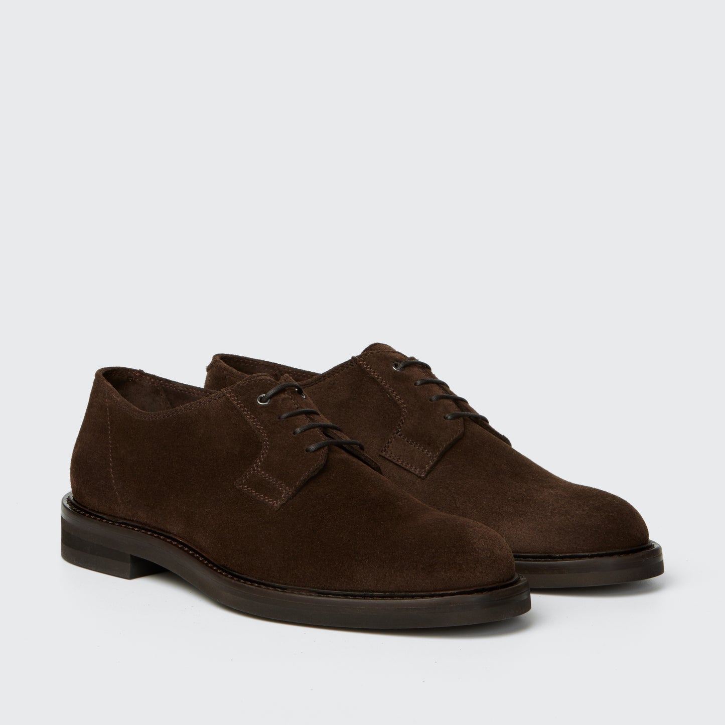 Shore Full-Grain Suede Dark Brown