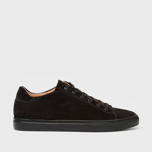 Thomas P Velvet Suede Black