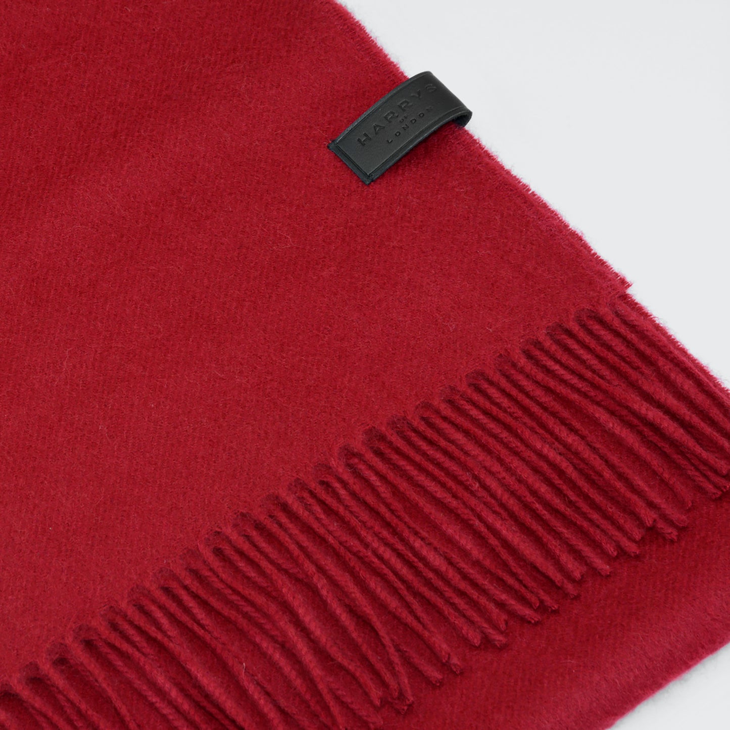 Woven Scarf 100% Cashmere Burgundy