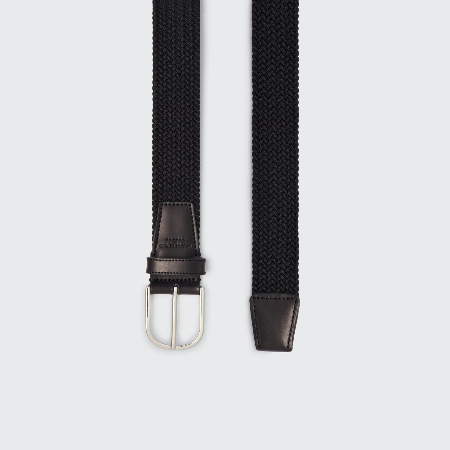 Woven Belt Rayon Black 35mm