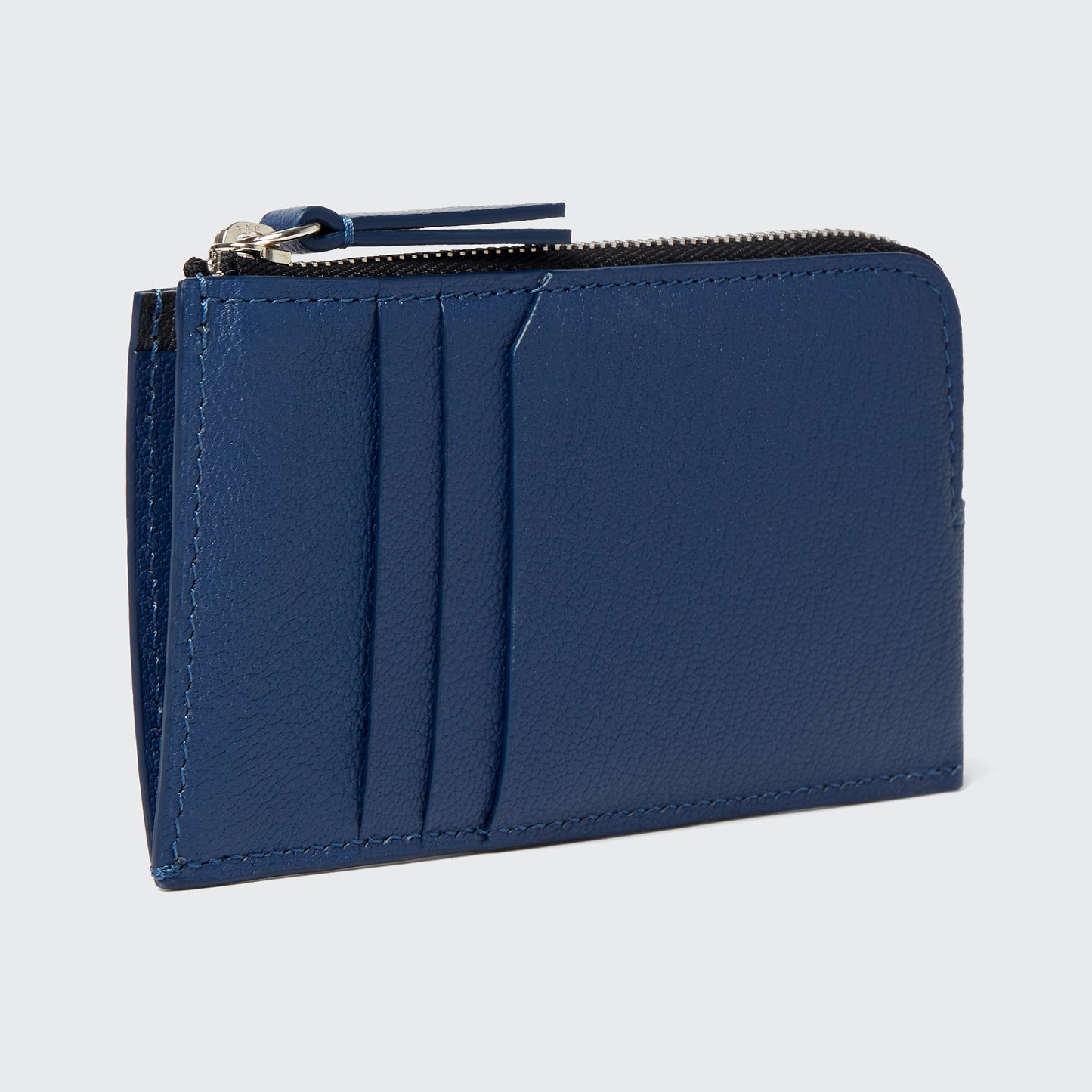 Zipped Card holder Navy