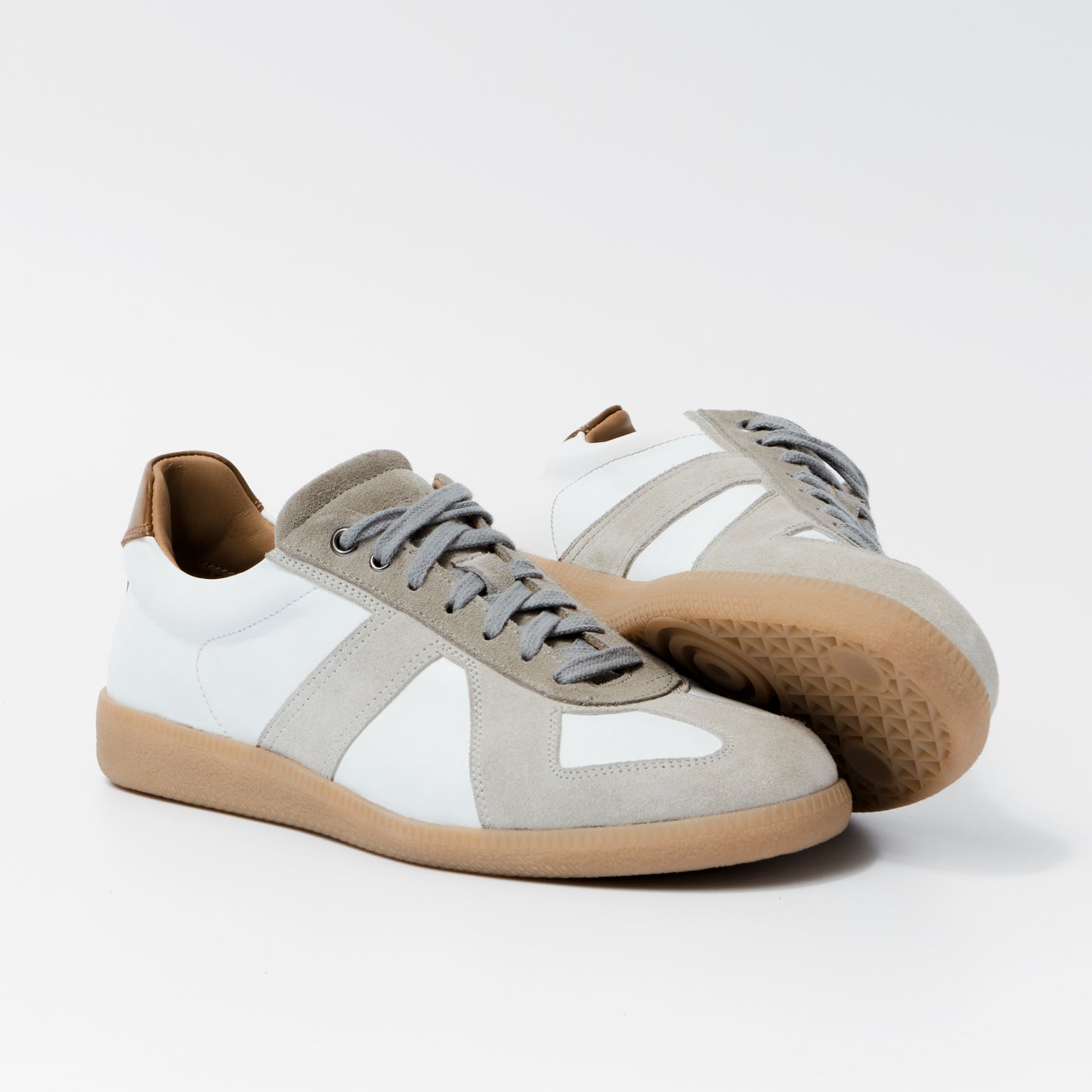 Dessau Trainer Suede/Nappa Grey-White